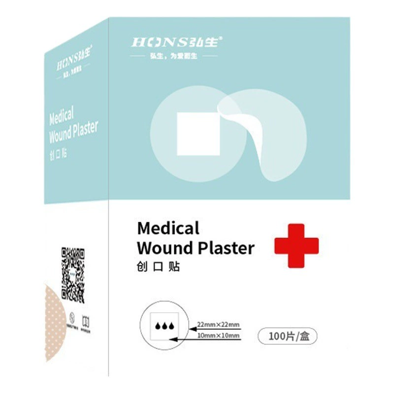 Hongsheng Band-Aid Круглый кровоостанавливающий пластырь Водонепроницаемая пластырь для ран Удобная игла Post-Eye Patch Встраивание патча Главная