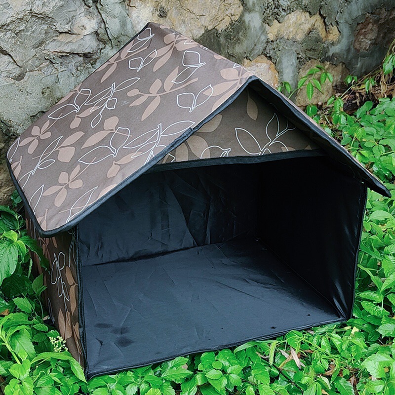 Stray cat feeding house outdoor kennel outdoor shelter house windproof sunscreen house feeding shelter cat house rainproof