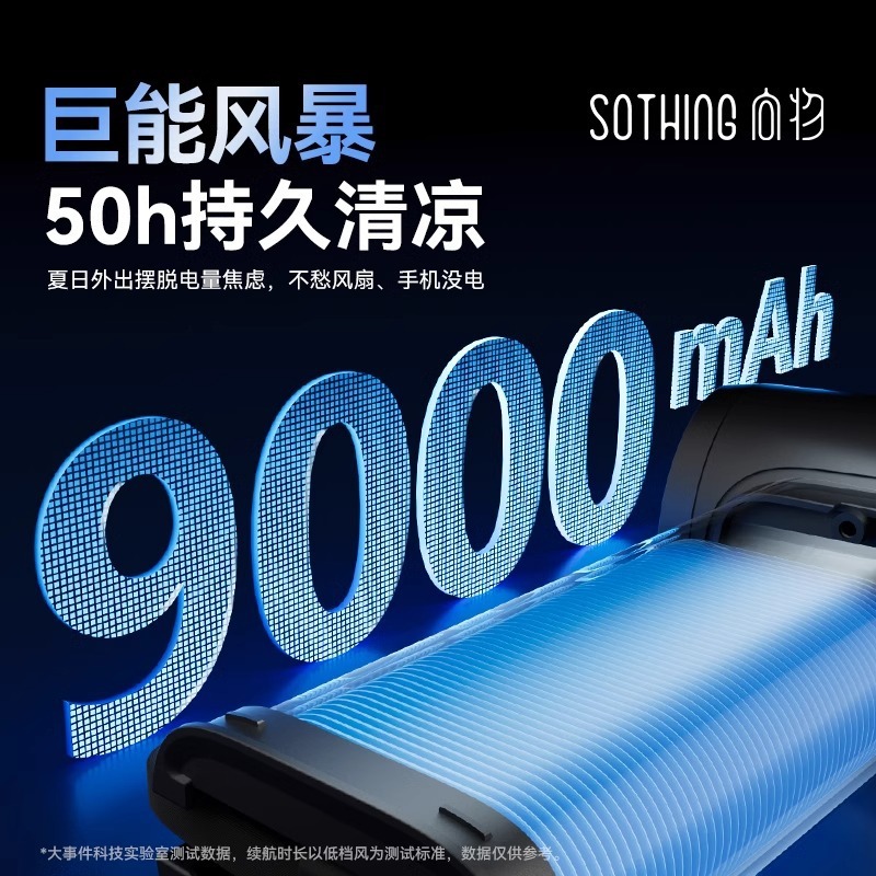 Xiangwu ハンドヘルドファンパワーバンク高速小型風力砲充電冷却ミニターボファンポータブル屋外|undefined