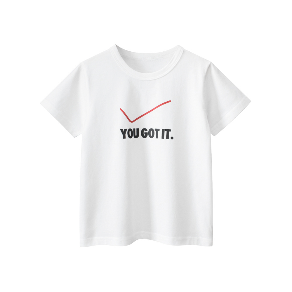 2025 ropa de verano para niños tops para niños al por mayor camiseta de manga corta de dibujos animados para niños