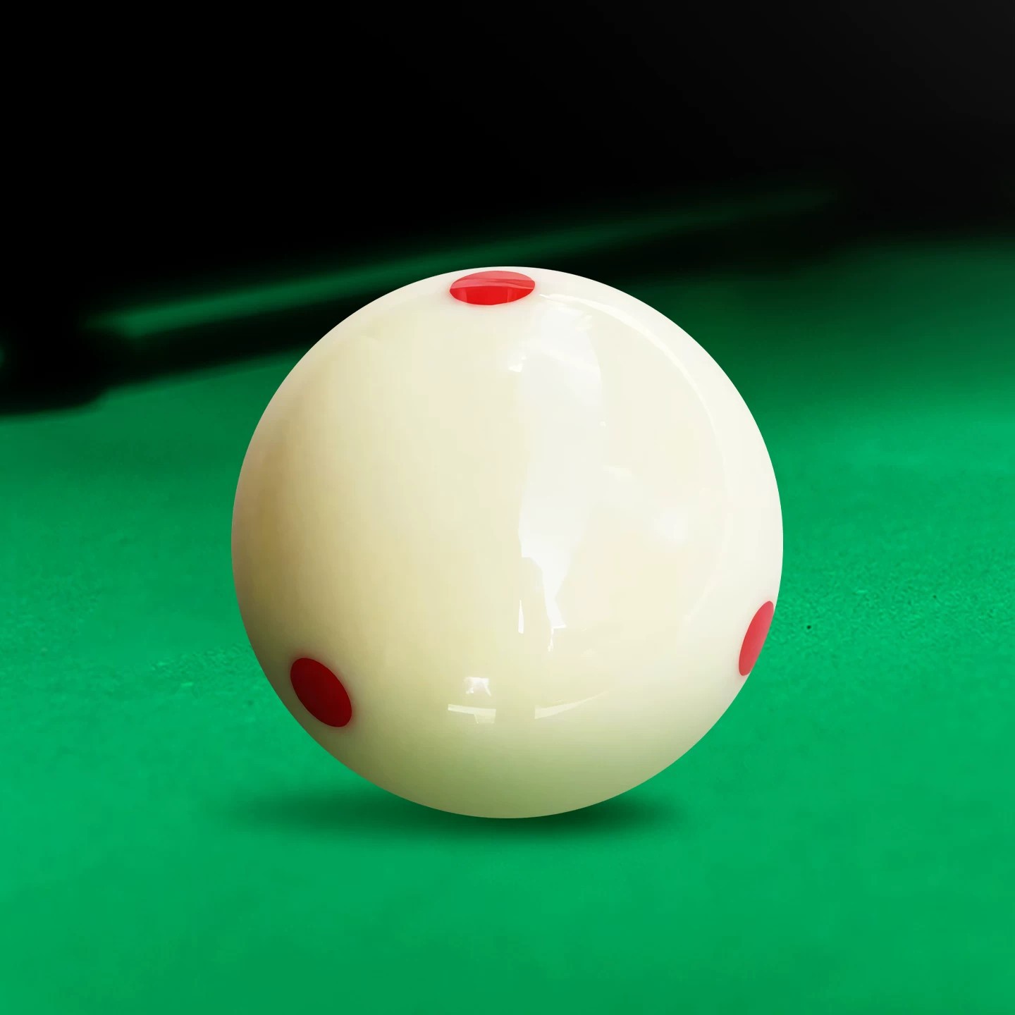 -3A six-point red cue ball/5.72CM