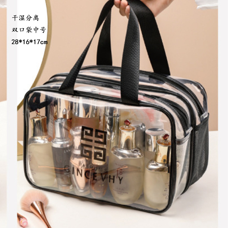 Medio transparente de doble capa