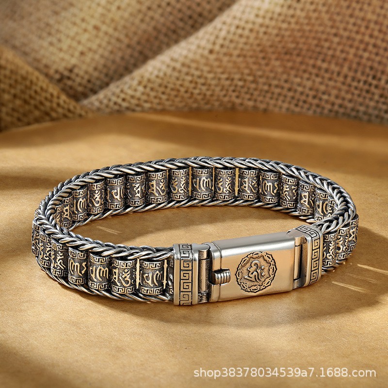 New Tiktok Trendy Bracelet for Men and Women, Light Luxury Woven Design, Niche Style, Vintage Personality