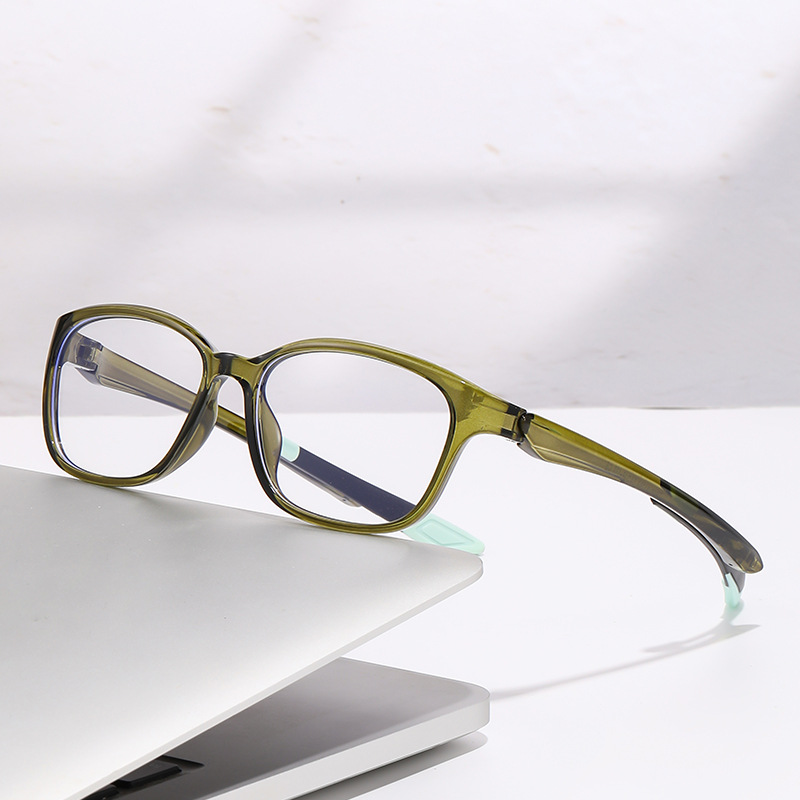 Zoom automático progresivo multifocal de doble uso de gafas de edad media y vieja transfronterizas TR90 gafas de edad anti-luz azul