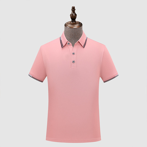 Ice silk POLO shirt custom T-shirt corporate work clothes short-sleeved custom breathable sweat-wicking clothing advertising diy printed logo