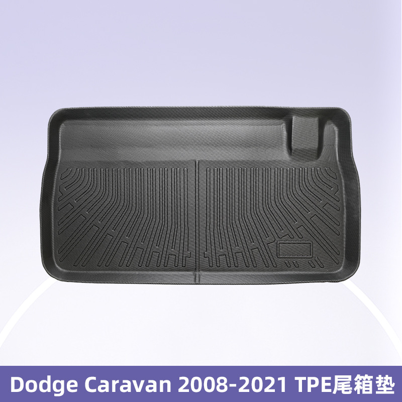 Aplicable a Dodge Caravan 2008 - 2021 TPE Foot Pad 3D All Weather Foot Pad Backpack Pad