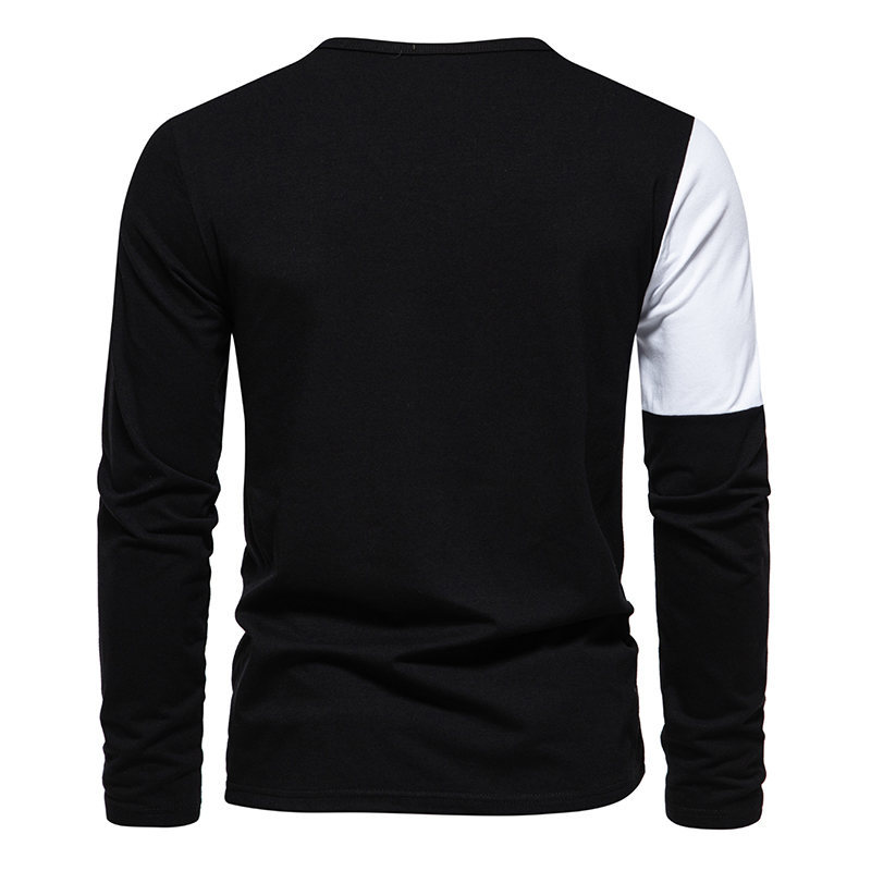 Hombres Bloque De Color Labor De Retazos Playeras Ropa Hombre display picture 8