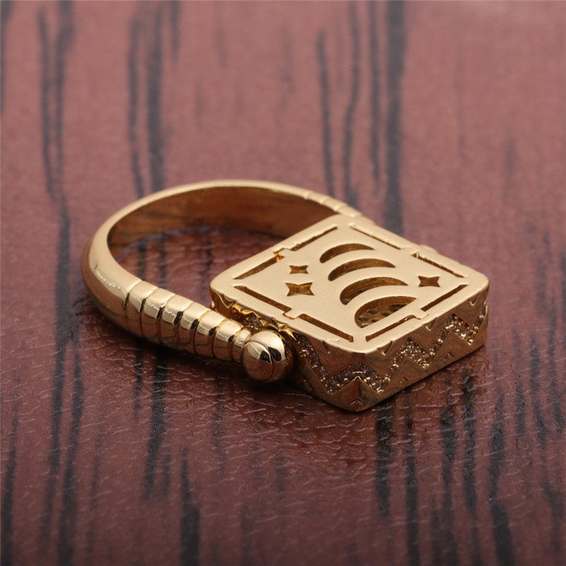 Fashion Simple Lion Head Ring display picture 10
