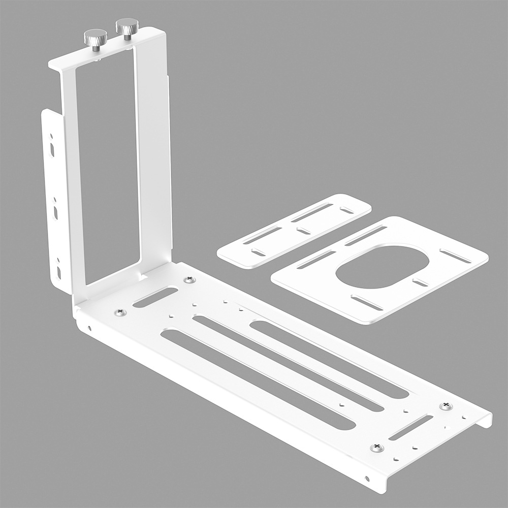 Metal Graphics Card Bracket-White, Black Vertical Gpu Mount Bracket