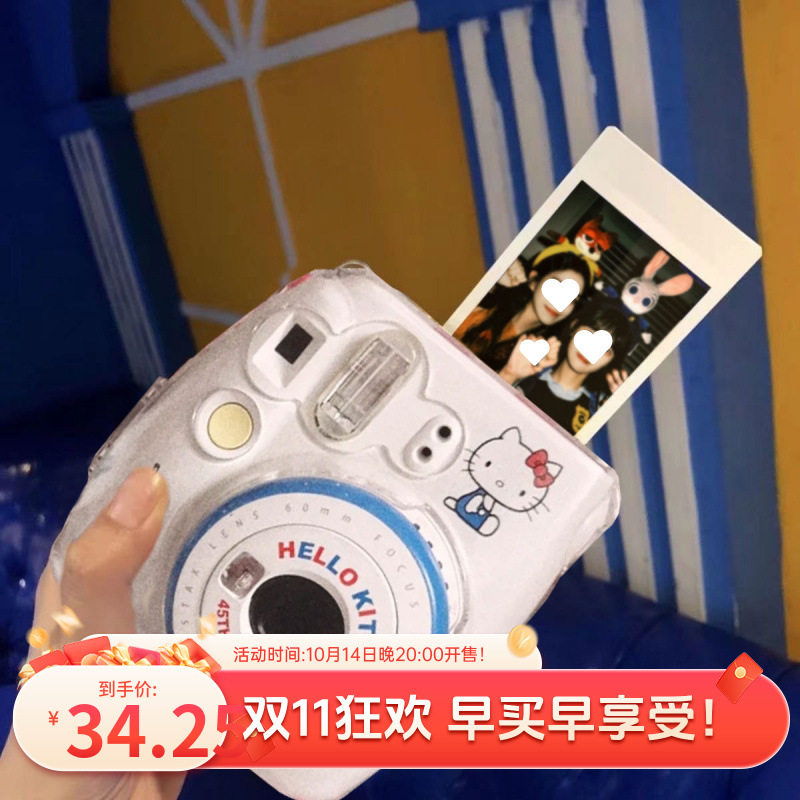 High-Definition Dual-Camera Cute Digital Camera for Campus Student Parties, Polaroid Camera That Can Take Photos and Transfer Them to Mobile Phone Color Photos