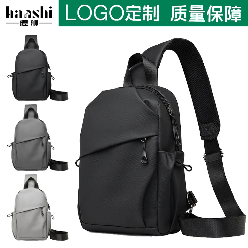 Трансграничные мужские нагрудные сумки премиальные модные модные сумки повседневные сумки через плечо женские водонепроницаемые дорожные нагрудные сумки