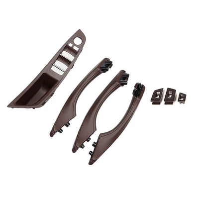 F18 F10 main driving armrest: Armrest, handle, handle - normal-version-left-peptide-7-piece-mocha