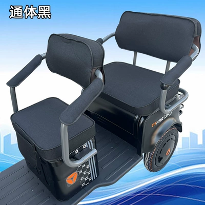 Jinpeng Bird Daan Emeida | Electric car cushion - thickened-pure-black-handrail