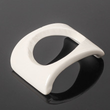 白色陶瓷烟斗架一位拱形便携烟斗架座斗架展示架烟斗配件工具