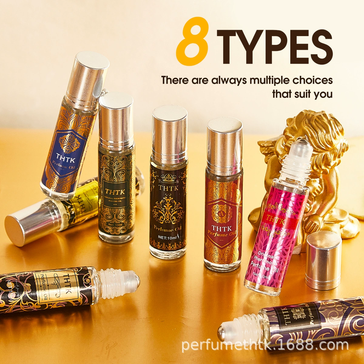 Кросс-бордерное эфирное масло для парфюмерии THTK с восемью стойкими ароматами