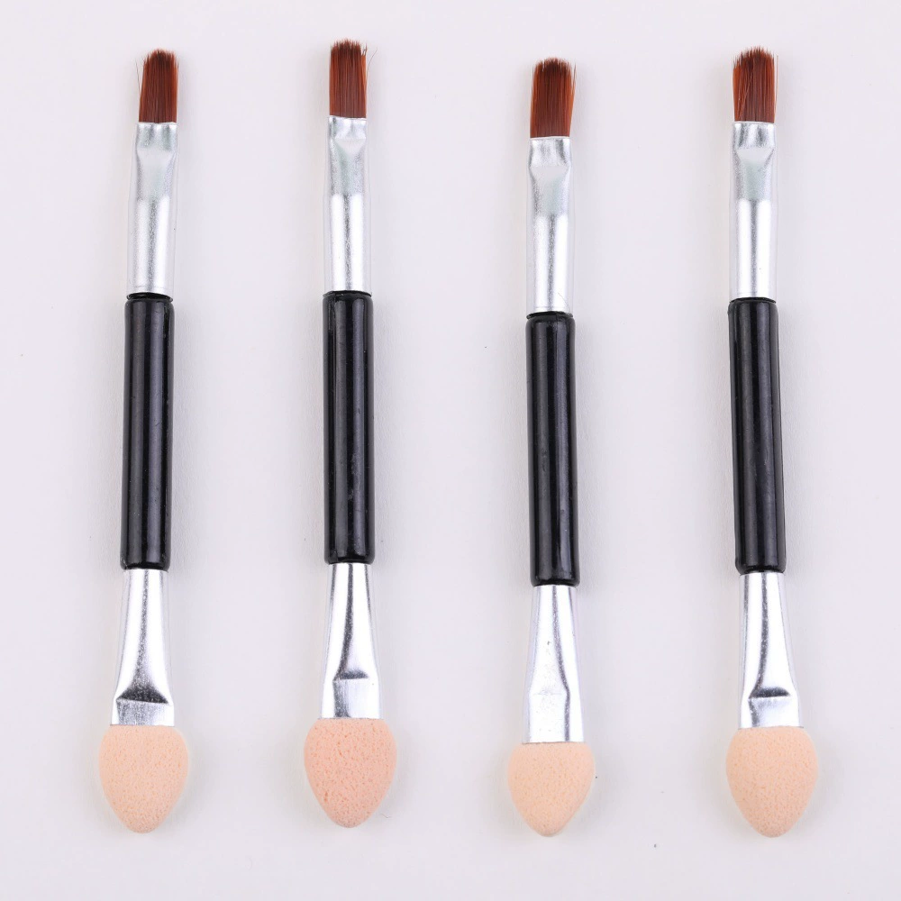 Makeup Brush Set, 11-Piece Multi-Tool Kit, aluminum ferrule, assorted eye & lip tips