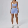 Blue bra, shorts