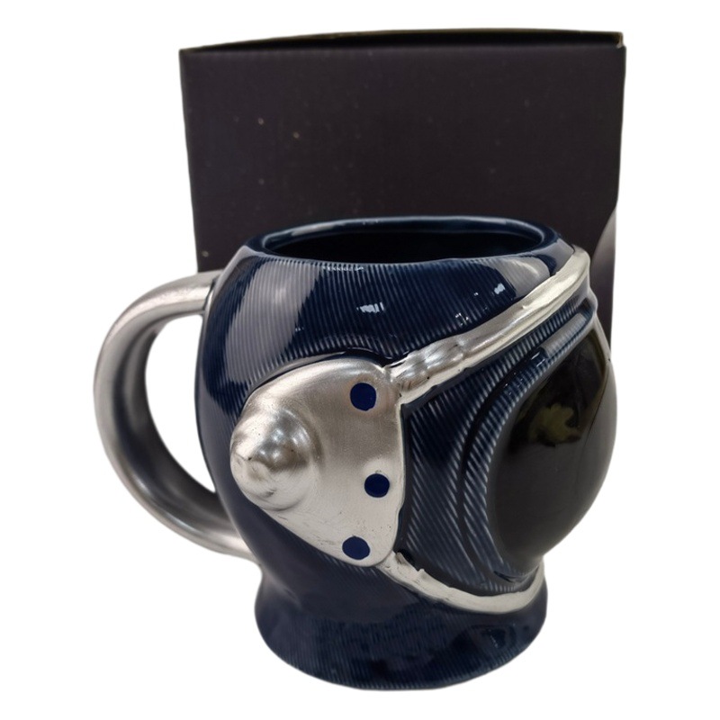 Creativo astronauta espacio de cerámica taza de café Planeta de dibujos animados taza de leche jeans sensible a la temperatura taza de cambio de color