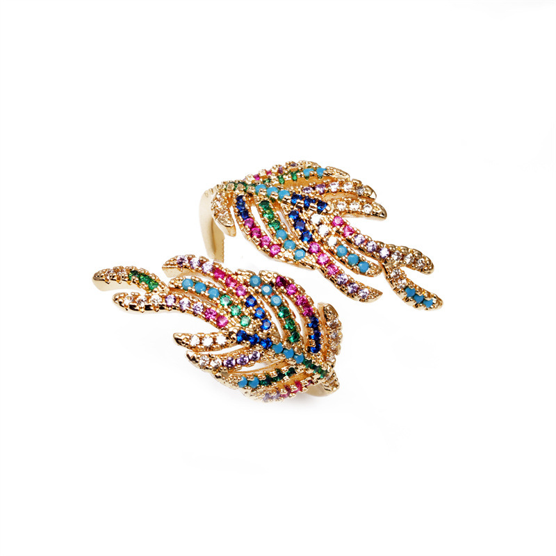 Leaf-Shaped Copper Ring 2