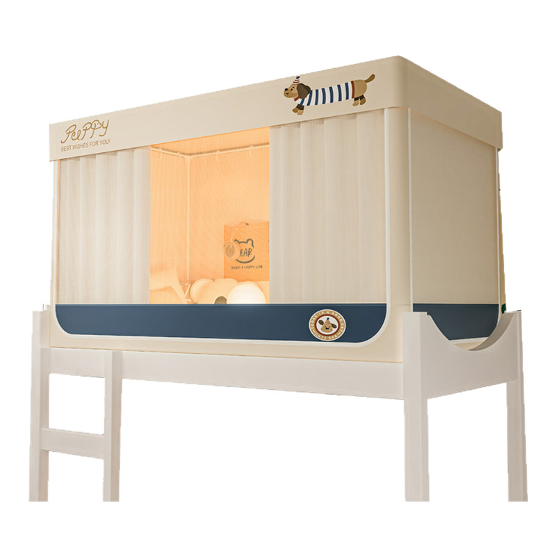 Mosquiteros totalmente sombreados dormitorio universitario cama cortina dormitorio 90 cama individual sin cortina de cama integrada