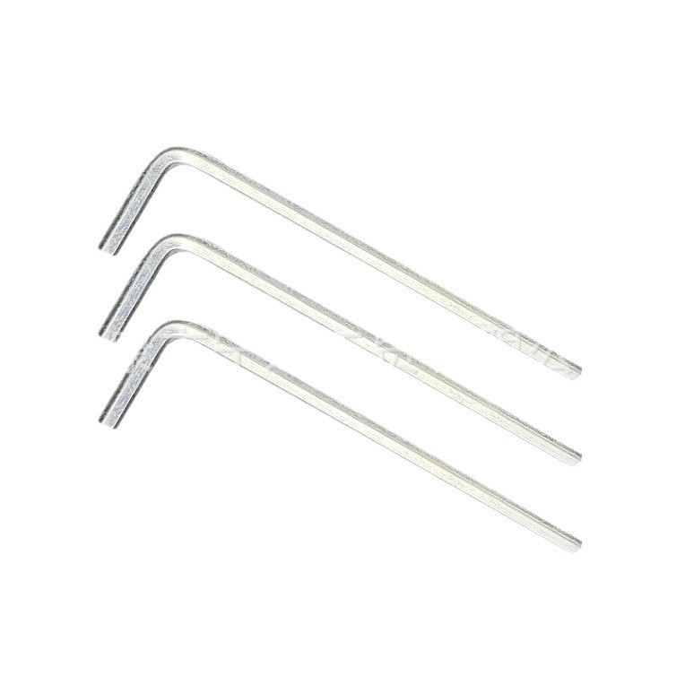 Procesamiento de llave hexagonal de cabeza plana en forma de L personalizada, herramienta de placa alargada, juego para el hogar templado, galvanizado métrico