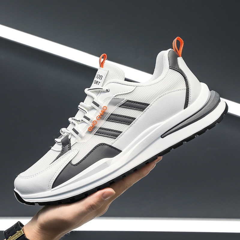 三叶草运动鞋男鞋AD透气网面轻便秋冬鞋学生轻便软底跑步鞋休闲鞋