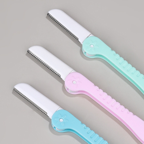 Jili Sharp Macro Blade Eyebrow Trimmer New Folding Stainless Steel Eyebrow Trimmer Sharp Beginner Factory Direct Sales