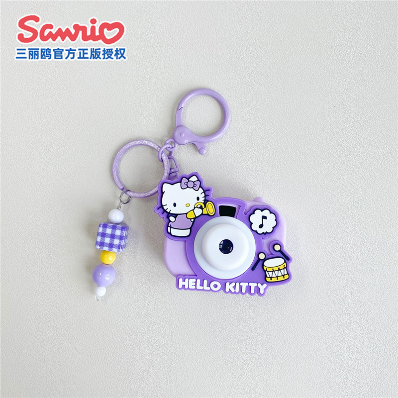 正版凯蒂猫hellokitty钥匙扣日常投影相机包包挂件卡通饰品小玩具|undefined