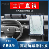 Подходит для 24/25 Changan Eado plus, приборная панель, навигационный экран, закаленная пленка, пленка для центрального управления, внутренняя защитная пленка.