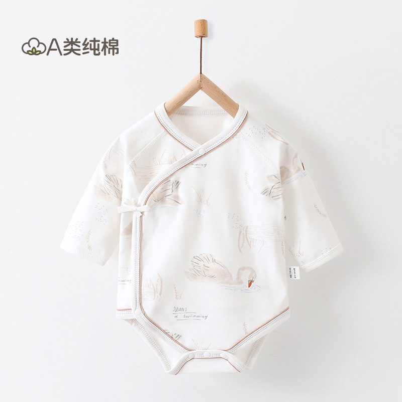 Ropa de bebé, ropa de rastreo para recién nacidos, ropa de bebé Anyang, ropa de bebé para bebés de cuatro estaciones, un abrigo de verano de algodón puro