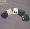 Iron card white leather