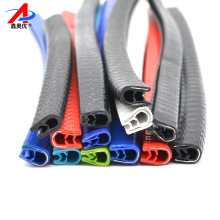 厂家供应/汽车车门防撞条/U型车门包边装饰条/钢带骨架车用密封条