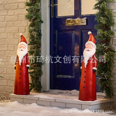 国境を越えた新商品が人気アマゾンクリスマス新クリスマス老人と雪だるま庭に装飾品を飾る