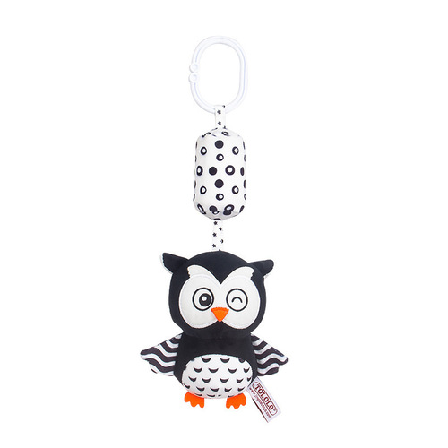 TOLOLO black and white bed hanging rattle baby stroller pendant animal wind chime early education baby toy