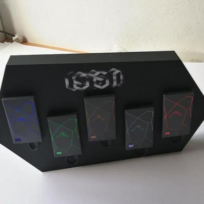 充电宝亚克力陈列架移动电源有机玻璃展示架亚克力充电宝促销架