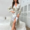 Single pajamas gray cherry