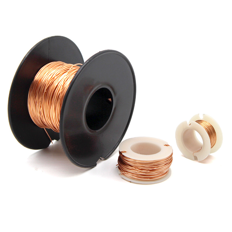 0,2/0,5/1mm alambre esmaltado motor de tracción en las cuatro ruedas modelo de alambre de cobre bobinado del motor 0,2mm alambre de cobre Delgado