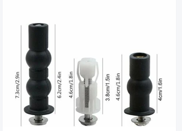 Tapa de inodoro universal tornillo fijo nuevos accesorios fijos tornillo de expansión de goma Tornillo superior de acero inoxidable 304