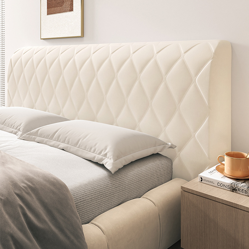 Funda acolchada gruesa de alta gama para cabecero de cama, funda protectora universal antipolvo de cobertura completa y suave para cama de madera, nuevo modelo 2024.