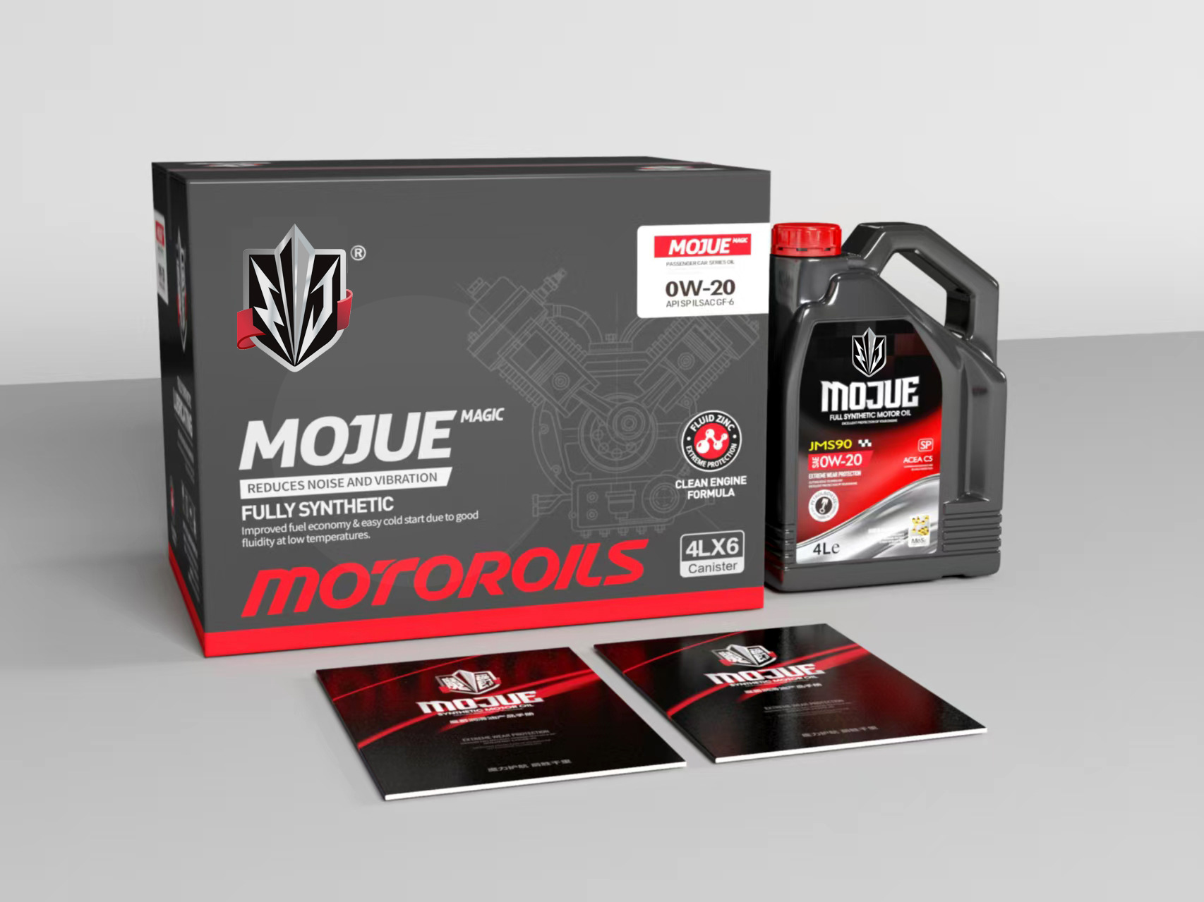 Reading Magic Knight｜Red Devils Series Jux300 Sp/Gf-6 Fully Synthetic Engine Oil 5W30/5W40 4L