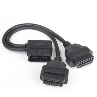 L��OBD2һ�ֶ����L�����^90��һ�϶��B���D�Ӿ���16�16о 0.3m