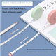 Mini Small Soft Ruler 1.5 m Plastic Tape Ruler Tape Ruler Telescopic Measuring Ruler Automatic Three-way Ruler Student Tape Ruler
