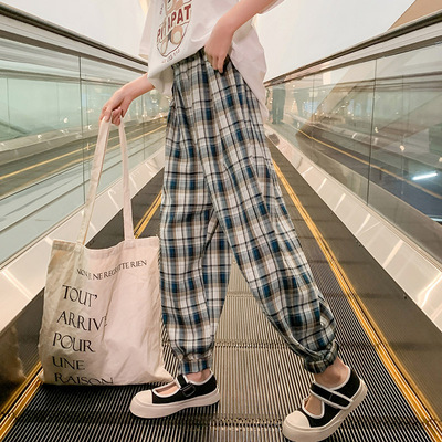 女童裤子夏薄款2021新款儿童洋气时尚春夏款休闲裤中大童夏装长裤|ms