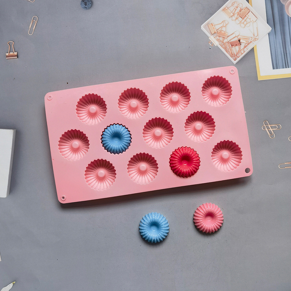 12 donuts de encaje 343 dulces pudín molde de postre pastel de decoración inserto utensilios de cocina para hornear