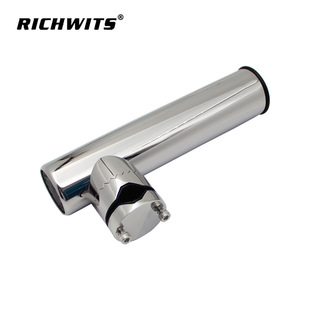 316 stainless steel fishing rod barrel stainless steel fishing rod bracket for yacht marine fishing rod holder fishing bracket