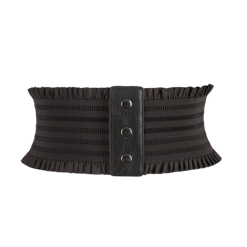Sello de Cintura Ancho de Tejido de Punto para Vestidos