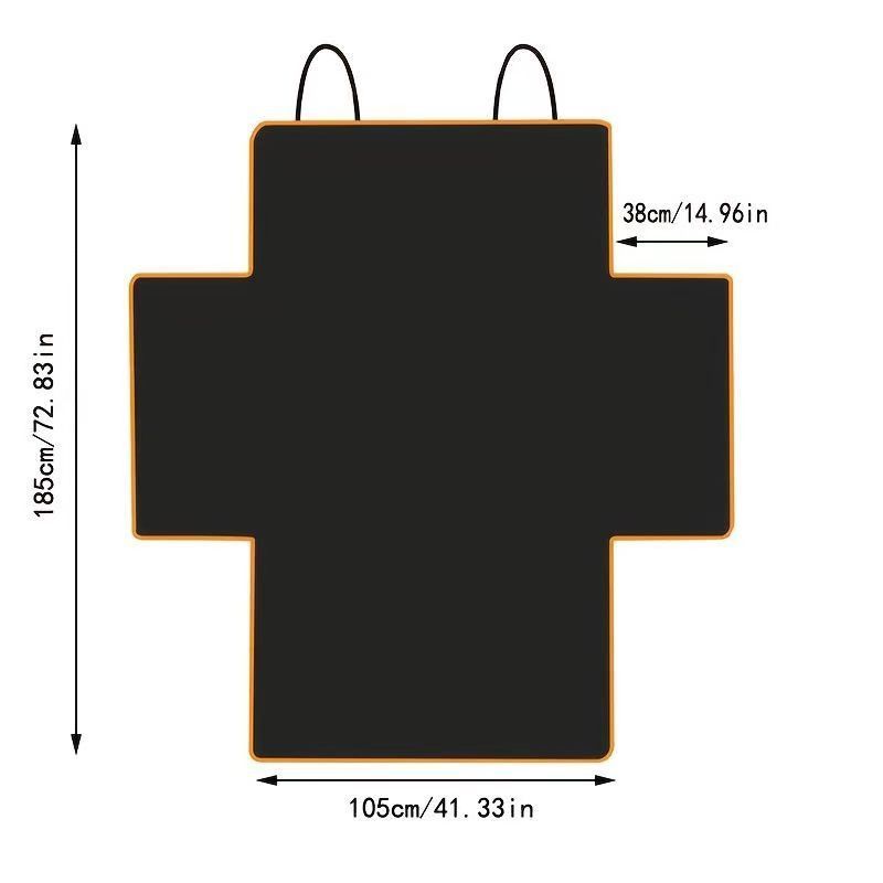 Car Back Seat Suv Business Vehicle Trunk Seat Cushion Waterproof and Stain-Resistant Mat Easy to Clean Pet Mat Universal Type