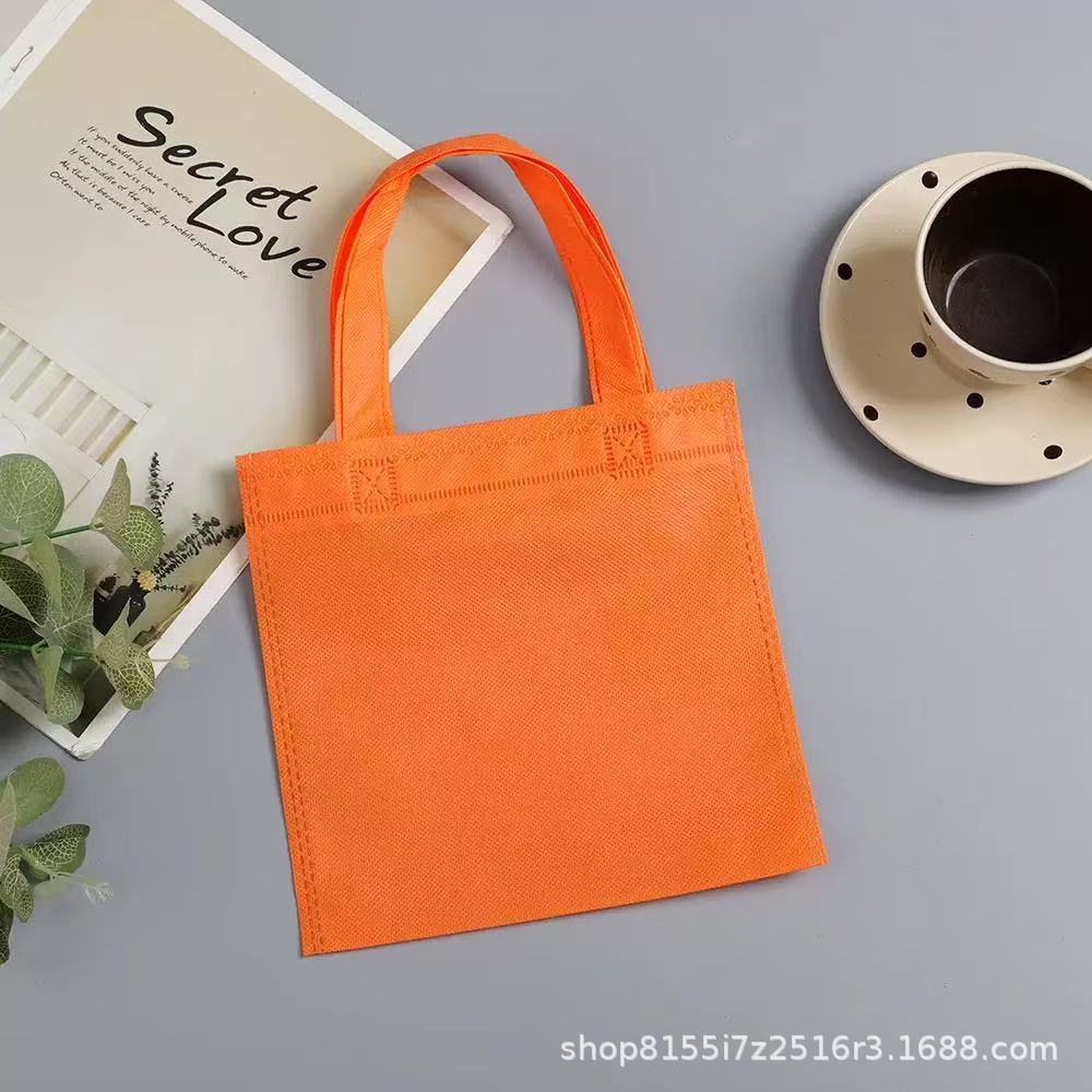 Comercio exterior transfronterizo explosión dulces no tejidos bolsas de mano de color sólido se pueden personalizar LOGO se puede enviar