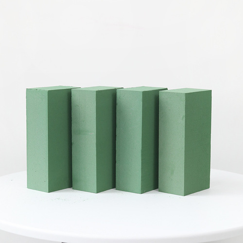 Wholesale flower mud flower arrangement mud block high density water absorbent flower mud whole box absorbable sponge flower shop flower arrangement base