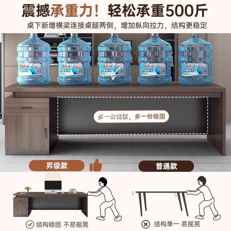オフィスデスク ボスデスク シングルスタッフデスク シンプルオフィスデスクとチェアの組み合わせ デスクトップコンピュータデスク|undefined